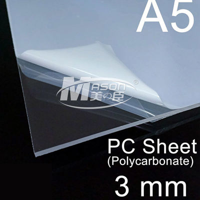 PC-Blad 3mm van het Raads Transparant Polycarbonaat 4mm 5mm Gebruik voor Reclame