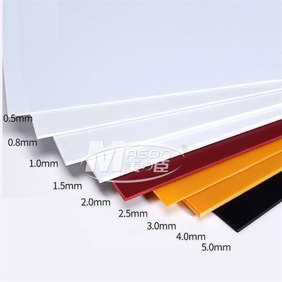 Eco Vriendschappelijke Flexibele Waterdichte ABS Plastic Comités 12mm ecologisch