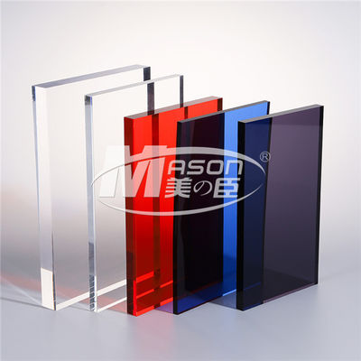 Het duidelijke Glas van Pmma Plexi van het Kleuren Acrylblad rookte Grijze 4x8