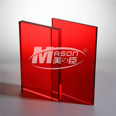 5mm 6mm Transparante Bladen 1220x2440mm van het Kleuren Acrylplexiglas