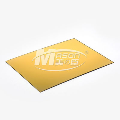 2mm 3mm 5mm Strook en Gouden Spiegel Acrylblad 1220x2440mm