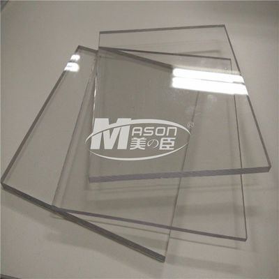 Aantrekkelijk en Duurzaam Hoog Glanzend Duidelijk Transparant Polycarbonaatblad 1.8mm