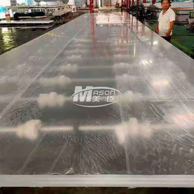 8850x3150mm 70mm Aquarium Acrylblad voor Decoratief Zwembad
