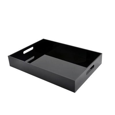 16x12x2inch 5mm PMMA Gegoten Douaneplexiglas Duidelijk Acryltray with handles