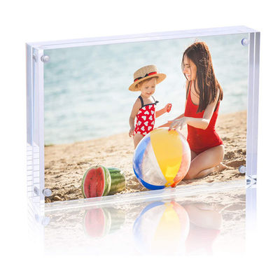 Transparant Crystal Custom Acrylic Fabrication 20mm Acrylfotokader