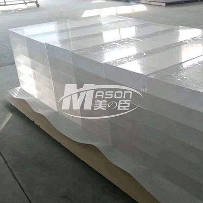 100% het zuivere Gegoten van het het Plexiglasblad van PMMA Dikke Zwembad van het de Vissenaquarium Acryl