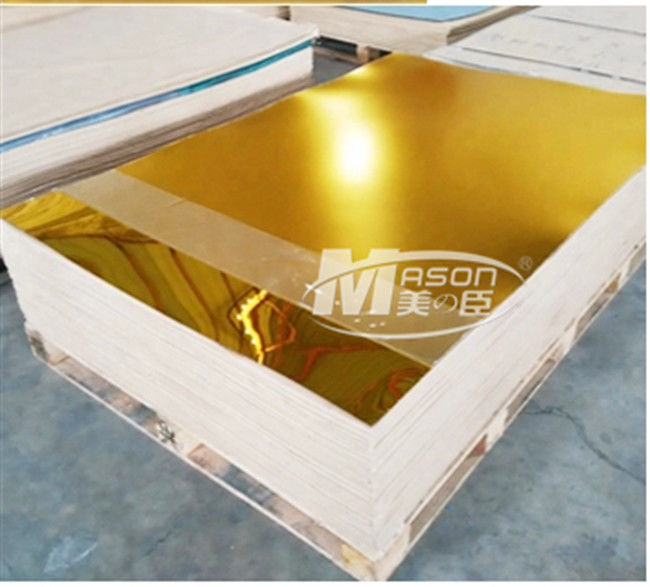 Laser Scherpe Gouden Zilveren PMMA 2mm Acrylspiegelblad 1220x1830mm