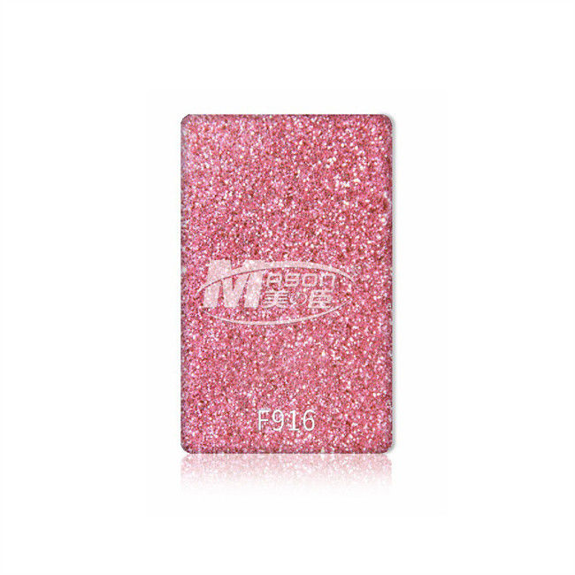 Het kleurrijke Roze Gouden Blauwe Perspex schittert Plastic Bladen 25mm