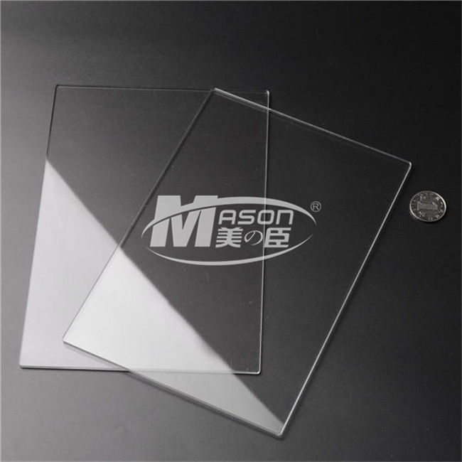 De Plastic Bladen Pespex van Mason Heat Resistant Clear Acrylic voor Niesgeluidwacht