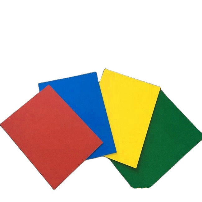 Wit Zwart Rood Geel Plastiek die Gekleurde Plastic Bladen afdekken 10 mm