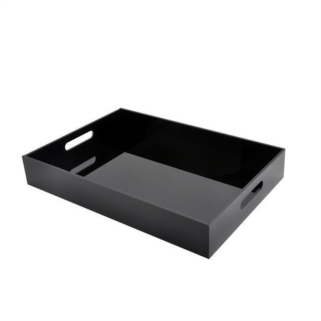 16x12x2inch 5mm PMMA Gegoten Douaneplexiglas Duidelijk Acryltray with handles