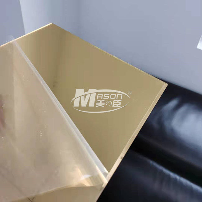 Hoge Weerspiegelende Acryl Zilveren Gouden Acryl de Spiegelblad 1mm van de Manierspiegel