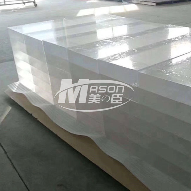 100% het zuivere Gegoten van het het Plexiglasblad van PMMA Dikke Zwembad van het de Vissenaquarium Acryl